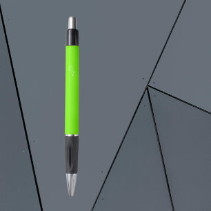 vaste neongroen - uw monogrammen   pen