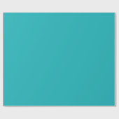 Vaste oceaanblauw blauwgroen cadeaupapier (Vlak)