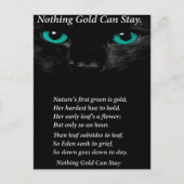 Vaste ogen briefkaart (Voorkant)