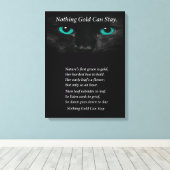 Vaste ogen canvas afdruk (Insitu (Houten vloer))