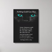 Vaste ogen canvas afdruk (Voorkant)