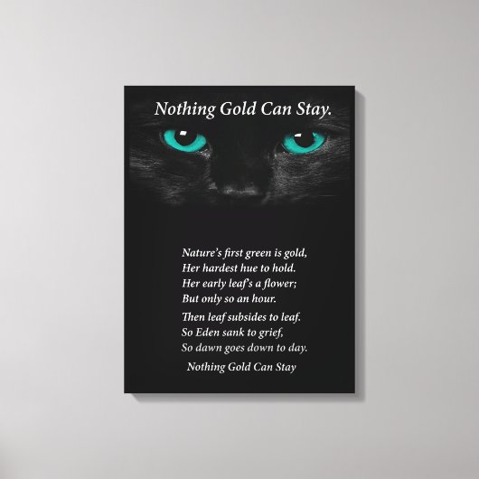 Vaste ogen canvas afdruk (Voorkant)