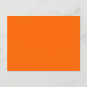 Vaste Oranje achtergrondkleur FF6600 Briefkaart (Voorkant)