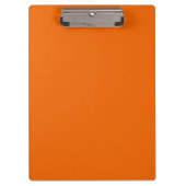 Vaste Oranje kleur | Hex# F06400 Klembord (Voorkant)