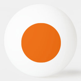 Vaste Oranje kleur | Hex# F06400 Pingpongbal