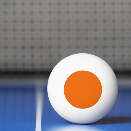 Vaste Oranje kleur | Hex# F06400 Pingpongbal (Net)