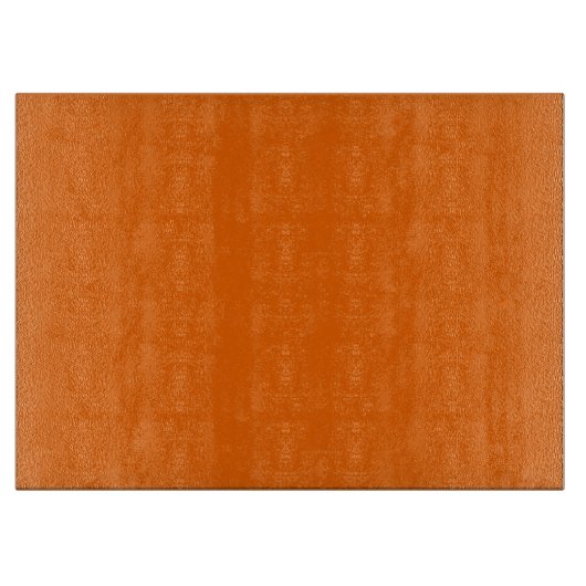 Vaste Oranje kleur | Hex# F06400 Snijplank (Voorkant)