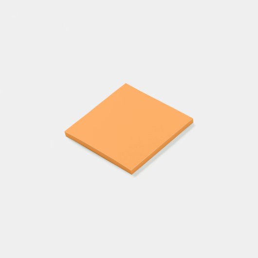 Vaste Oranje kleur | Hex# ff983a Post-it® Notes (Schuin)