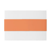 Vaste oranje mango-abrikozen uitnodigingen wikkel (Achterkant Voorbeeld)