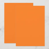 Vaste Oranje uitnodiging (Voorkant / Achterkant)