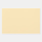 Vaste pasta Warm Geel Inpakpapier Vel (Voorkant 2)