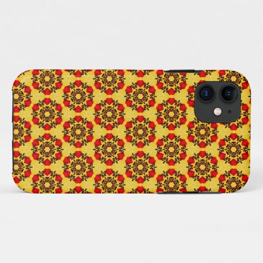 Vaste patroondemper naadloos Case-Mate iPhone case (Achterkant (horizontaal))