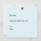 Vaste platte kaart (Achterkant)