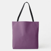 Vaste platte kleur van Byzantium Tote Bag (Voorkant)