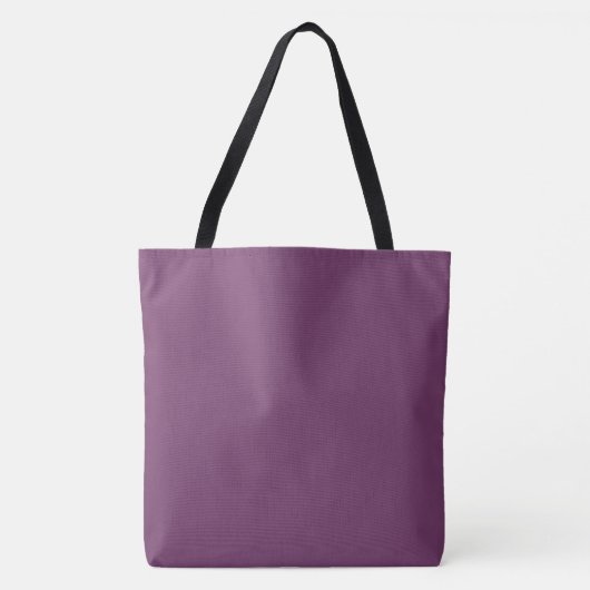 Vaste platte kleur van Byzantium Tote Bag (Voorkant)