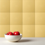 Vaste prairie crème geel tegeltje<br><div class="desc">Solid prairie crèmegeel ontwerp.</div>
