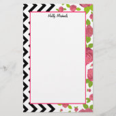 Vaste Prints en zigzag, gemengd Briefpapier (Voorkant)