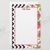 Vaste Prints en zigzag, gemengd Briefpapier (Voorkant / Achterkant)