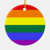 Vaste regenboogcirkelvormig versiering keramisch ornament (Voorkant)