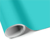 Vaste robines eiblauw turquoise licht zee groen cadeaupapier (Rol Hoek)
