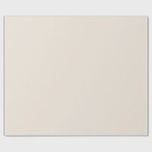 Vaste roombeige ivoor cadeaupapier (Vlak)