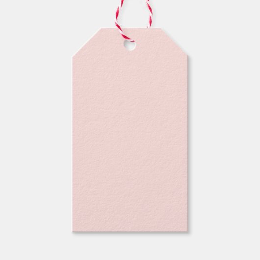 Vaste Roos met grijze kleur Cadeaulabel (Voorkant)