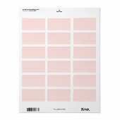 Vaste Roos met grijze kleur Etiket (Full Sheet)