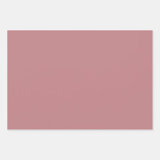 Vaste Rozen kleur Inpakpapier Vel (Voorkant)