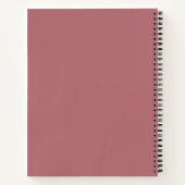 Vaste Rozen kleur Notitieboek (Achterkant)