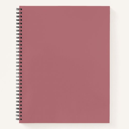 Vaste Rozen kleur Notitieboek (Voorkant)