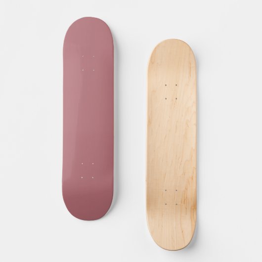 Vaste Rozen kleur Persoonlijk Skateboard (Voorkant)