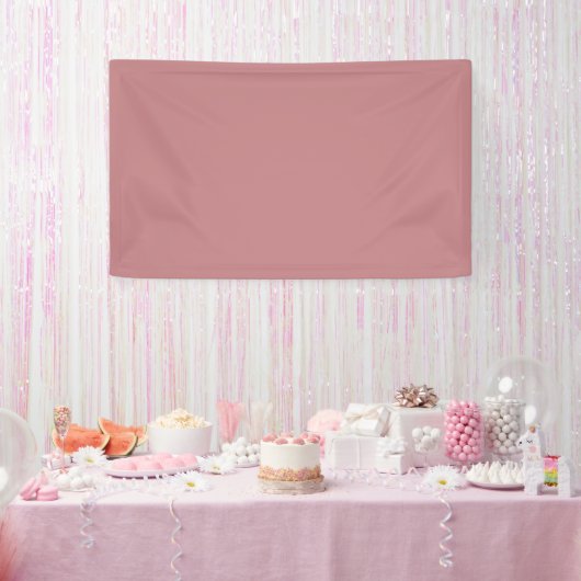 Vaste Rozen kleur Spandoek (Feest)