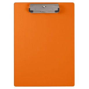 Vaste Sinaasappel kleur Hex# F06400 Klembord