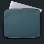 Vaste steenkool Kleur Laptop Sleeve<br><div class="desc">Creatieve trendy kleur. Het werk van de basiskleur met vele kleuren' samenstelling. Hex-nr.: 264653</div>