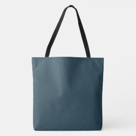 Vaste steenkool Kleur Tote Bag