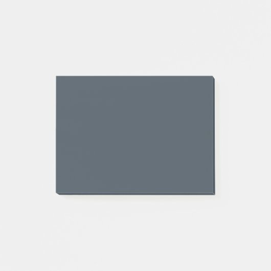 Vaste steenkoolkleur post-it® notes (Voorkant)