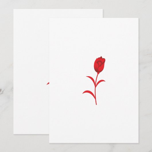 Vaste uitnodiging (Voorkant / Achterkant)