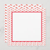 Vaste uitnodiging, 5,25 x 5,25 kaart (Voorkant / Achterkant)