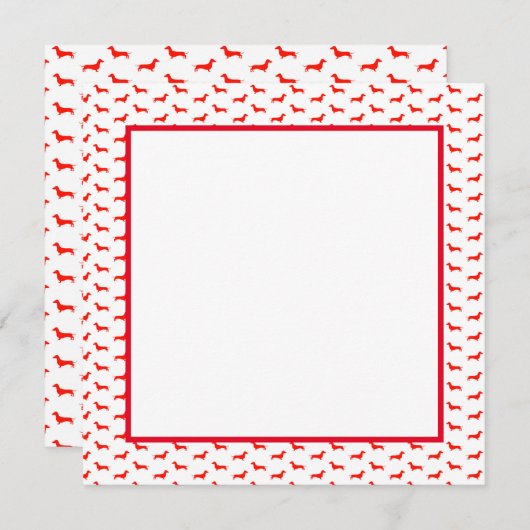 Vaste uitnodiging, 5,25 x 5,25 kaart (Voorkant / Achterkant)