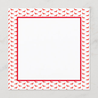 Vaste uitnodiging, 5,25 x 5,25 kaart