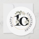 Vaste uitnodiging, formaat: 5,25 x 5,25 inch, papi kaart (Voorkant)