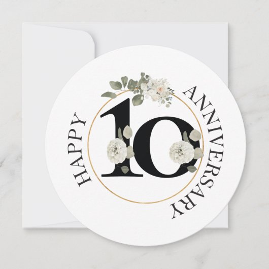 Vaste uitnodiging, formaat: 5,25 x 5,25 inch, papi kaart (Voorkant)