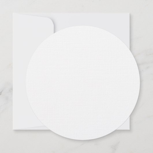 Vaste uitnodiging, formaat: 5,25 x 5,25 inch, papi kaart (Achterkant)