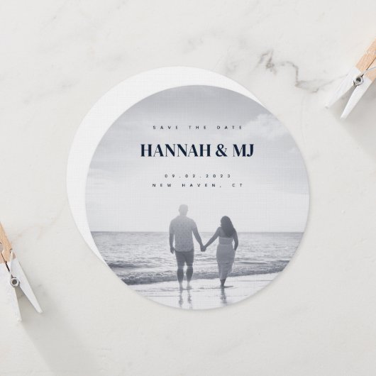 Vaste uitnodiging, formaat: 5,25 x 5,25 inch, papi kaart (Voorkant / Achterkant in situ)