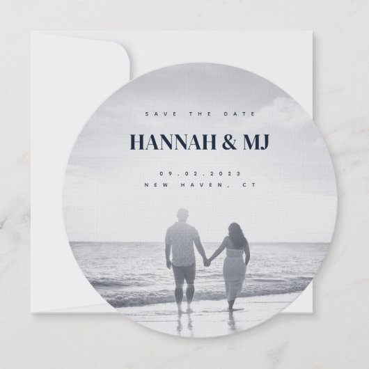 Vaste uitnodiging, formaat: 5,25 x 5,25 inch, papi kaart (Voorkant)