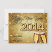 Vaste uitnodiging voor het nieuwjaar 2014 (Voorkant)