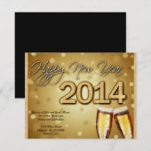 Vaste uitnodiging voor het nieuwjaar 2014 (Voorkant / Achterkant)