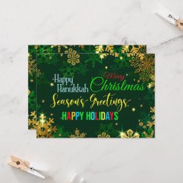 Vaste uitnodiging voor kerstfeestdagen, 5 uur per 