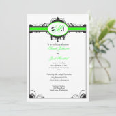 Vaste uitnodiging voor luchters (Staand voorkant)