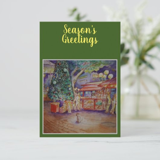 Vaste vakantiekaart (Staand voorkant)